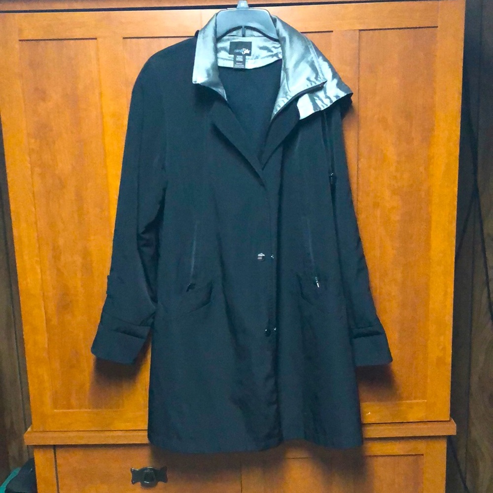 Petite East 5th Black Womens Coat